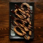 Churros Fánk Vegyes Öntettel, karamell, csoki